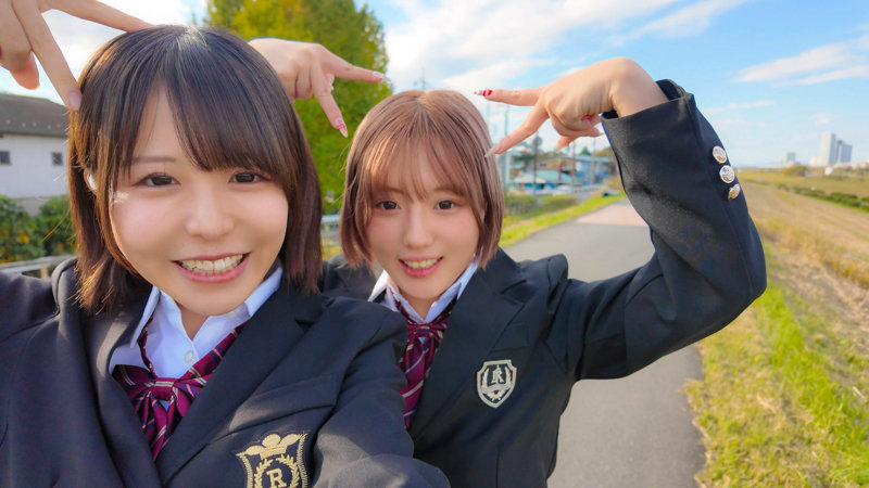 【独占】こなつ＆みかん｜アクメ・オーガズム（deas048）｜女子校生・ネコミミ・3P/4P・中出し【電影シロウト】 素人エロ動画