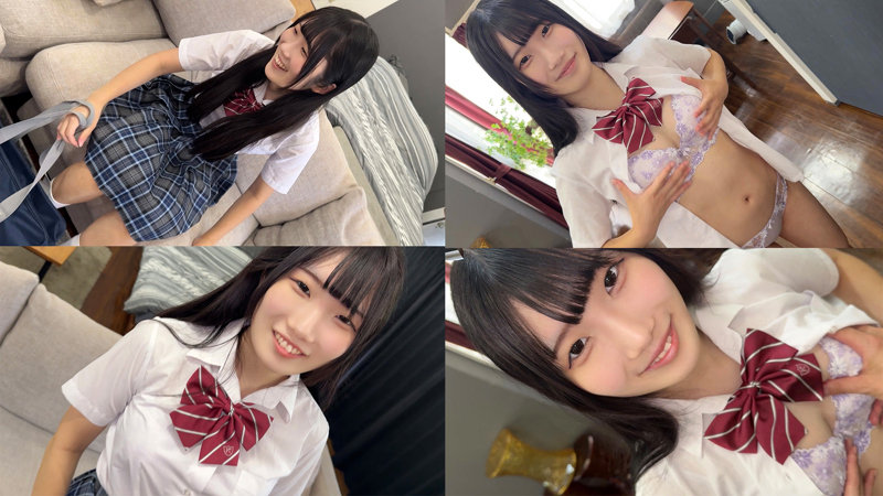 かのん『制服JKの純潔が愛欲に染まる。本物のカップルが魅せる濃厚バックと禁断の中出し』独占配信（smuk303） 素人エロ動画