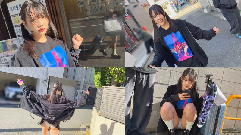 ゆい｜オタク美少女の巨乳3P・4P乱交（oshi011）｜複数の男に中出しされる衝撃の56分【300円】 素人エロ動画