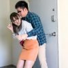 レイプ人気のない場所でOLを壁ドンし、全身を触ってレイプ!