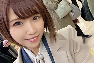 ショートヘアの２３歳ＯＬさんが拘束プレイで責められて悶絶♡スケベランジェリー姿でフェラご奉仕に即ハメＳＥＸして本気イキ