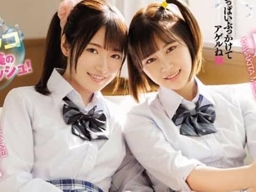 【上坂めい・川北メイサ】挟み撃ちにしてきたW小悪魔美女に「そろそろブチまけていい？」プリ尻打ちつけ潮吹きと聖水を。。。