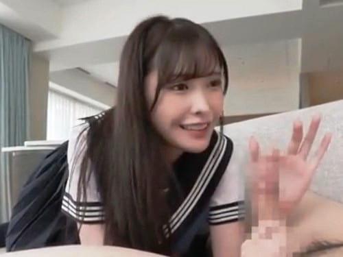 【新ありな×JK】可愛過ぎるスレンダーな小悪魔教え子から告白！ホテルで密着交わり「中に出して...」背徳に興奮発情して。。。