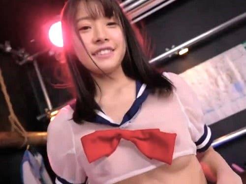 【八木奈々】風俗リポートする美女が未知のエッチな世界へ突入！透けたセーラー服コスプレで欲情してしまいチンポを求めて。。。