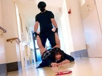 ［鬼畜］女○校生レイプ‼『やだぁぁぁ❗誰かぁぁぁぁ❗』引きずられ生中出しレ○プされた幼い巨乳JK❤