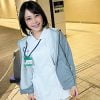 【夜勤ナ一ス×密会SEX】夜勤ナ一スが白衣半脱ぎで美乳を見せつけびち全開のフェラ♡♡おまんこ透ける卑猥な下着を捲って業務中セックス