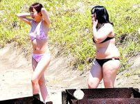 【海の家×ビアガーデン痴漢】拒絶することもできずに肉棒をねじ込まれ酔姦アクメに悶え狂う水着女子❤