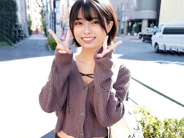 ＜素人ナンパ＞早漏チンコを救済する童貞卒業企画に挑戦するえろ美乳女大学生！騎乗位素股でフル勃起させ孕ませセックス＜連続射精＞